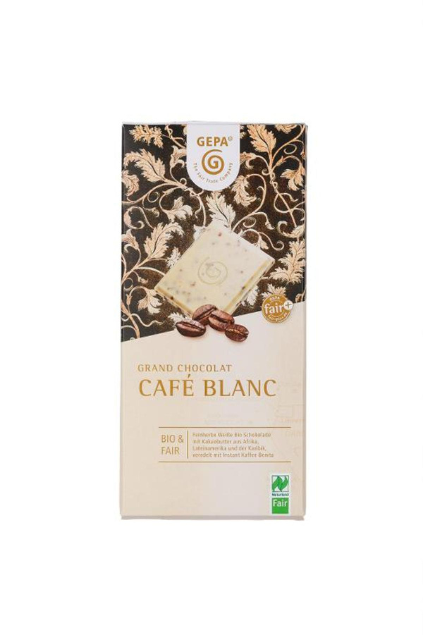 Produktfoto zu GEPA - Café Blanc Schokolade - 100g