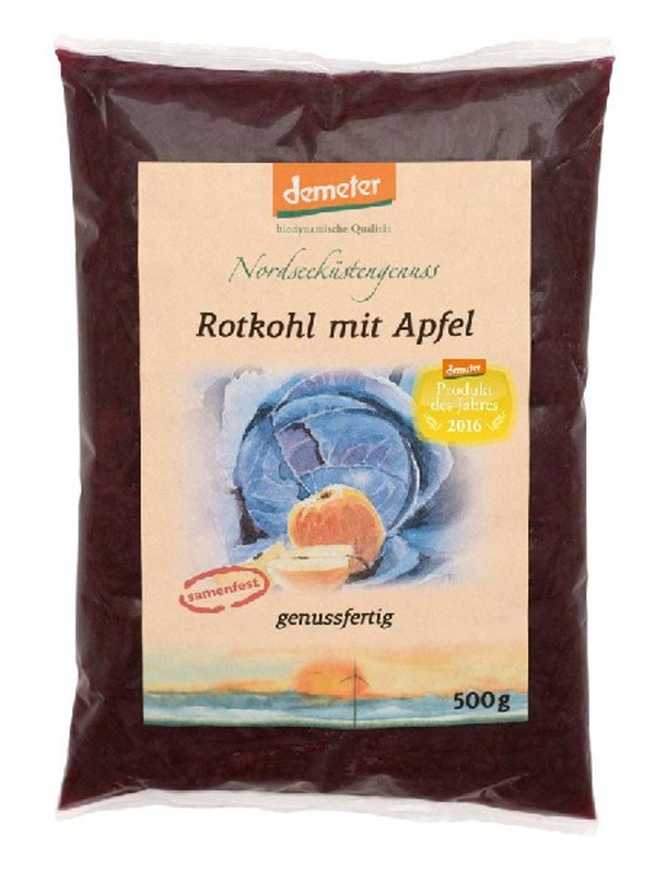 Produktfoto zu Rotkohl mit Apfel