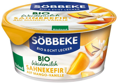 Produktfoto zu Söbbeke - Sahnekefir Mango-Vanille - 150g