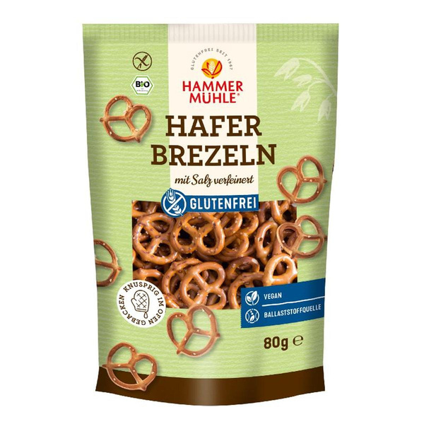 Produktfoto zu Hammermühle - Haferbrezeln, glutenfrei - 80g