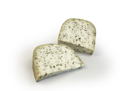 Produktfoto zu De Zeeg- Ziegenkäse mit Brennessel, 50% Fett i. Tr.