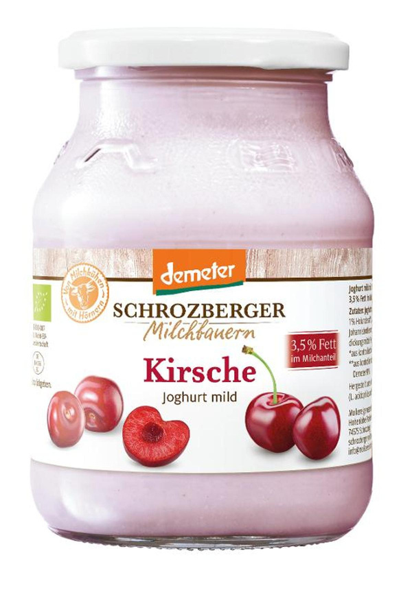 Produktfoto zu Schrozberger - Joghurt Kirsche, 3,5% - 500g