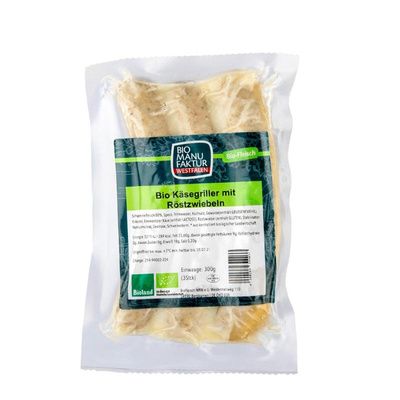 Produktfoto zu Bio-Manufaktur-Westfalen - Käsegriller mit Röstzwiebeln - 300g (3 Stück)