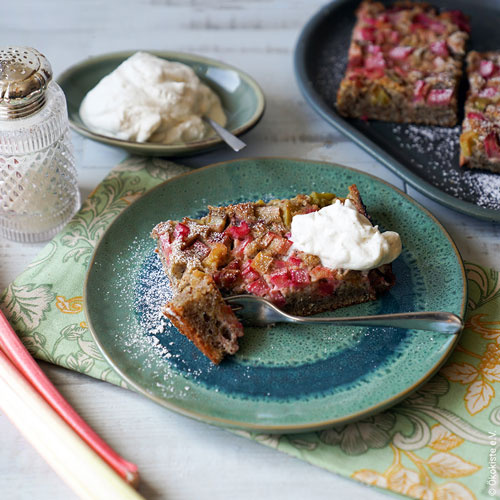 Rhabarberkuchen mehlfrei