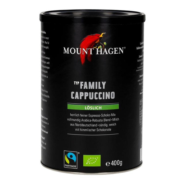 Produktfoto zu Mount Hagen - Family Cappuccino - 400g