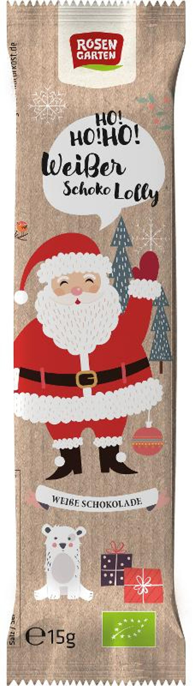 Produktfoto zu Rosengarten Weißer Lolly Nikolaus - 15g