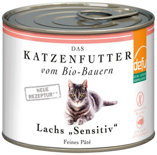 Produktfoto zu Nassfutter Katze Lachs - 12x200g