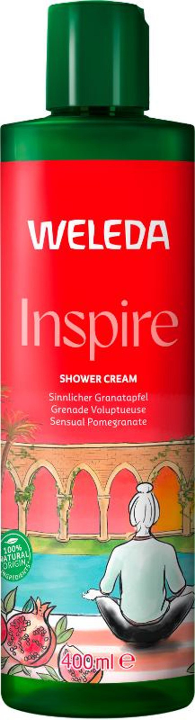 Produktfoto zu Weleda - Inspire Shower Cream Granatapfel - 400ml