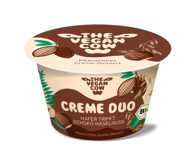 Produktfoto zu The vegan cow - Creme Duo Pudding vegan - 125g