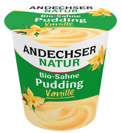 Produktfoto zu Andechser - Sahne Pudding Vanille - 150g