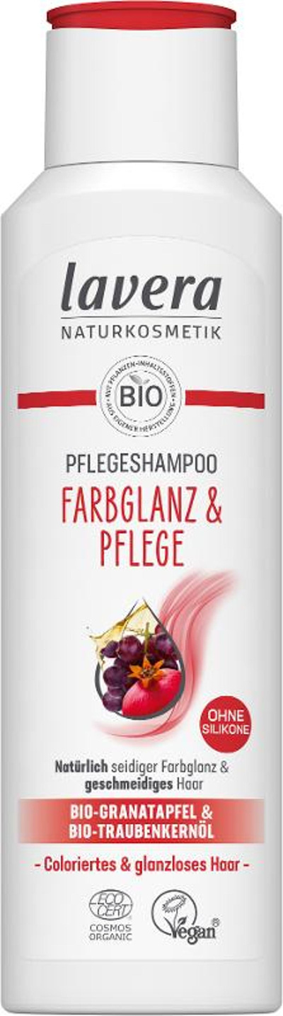 Produktfoto zu Lavera - Shampoo Farbglanz und Pflege - 250ml