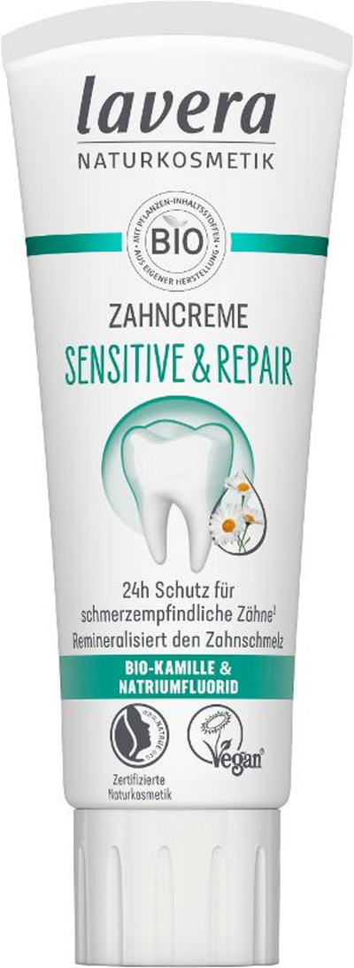 Produktfoto zu Lavera - Zahncreme, Sensitiv u. Repair - 75ml