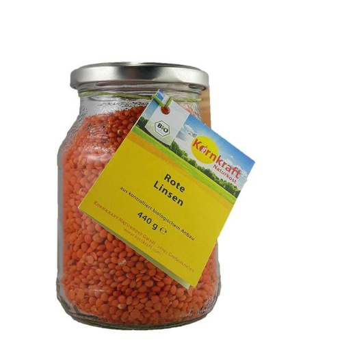 Kornkraft Rote Linsen im Glas - 460g
