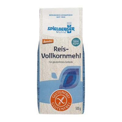 Produktfoto zu Spielberger - Vollkorn Reismehl - 500g