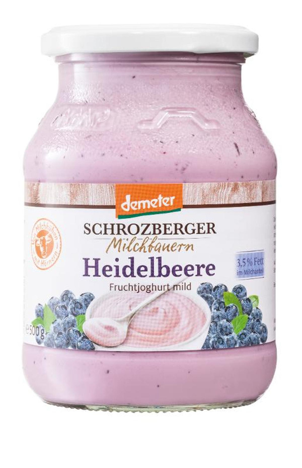 Produktfoto zu Schrozberger - Joghurt Heidelbeere, 3,5% - 500g