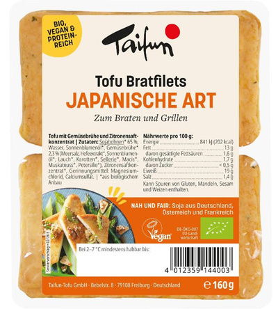 Produktfoto zu Taifun - Bratfilets Japanische Art - 160g