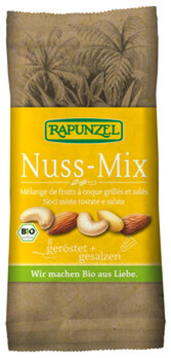 Produktfoto zu Rapunzel - Nuss-Mix geröstet, gesalzen - 60g