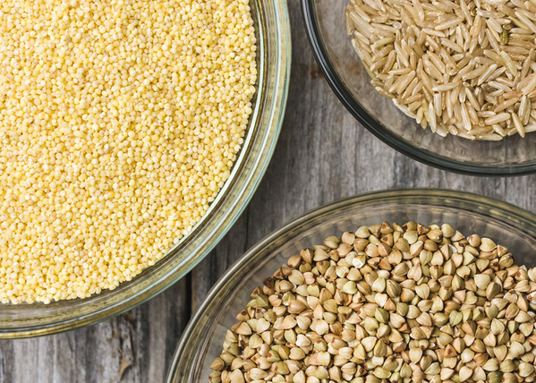 Hirse, Buchweizen, Reis