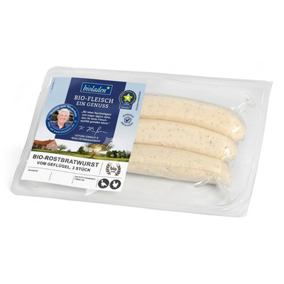 Produktfoto zu bioladen - Geflügel-Rostbratwurst - 150g (3 Stück)