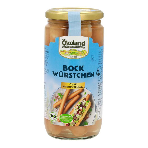 Produktfoto zu Ökoland - Bockwürstchen - 380g