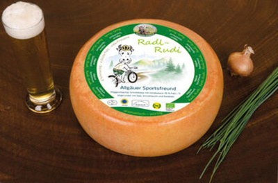 Produktfoto zu Schaukäserei Wiggensbach- Radl-Rudi, aus Bio-Heumilch g.t.S., 25% Fett i. Tr.