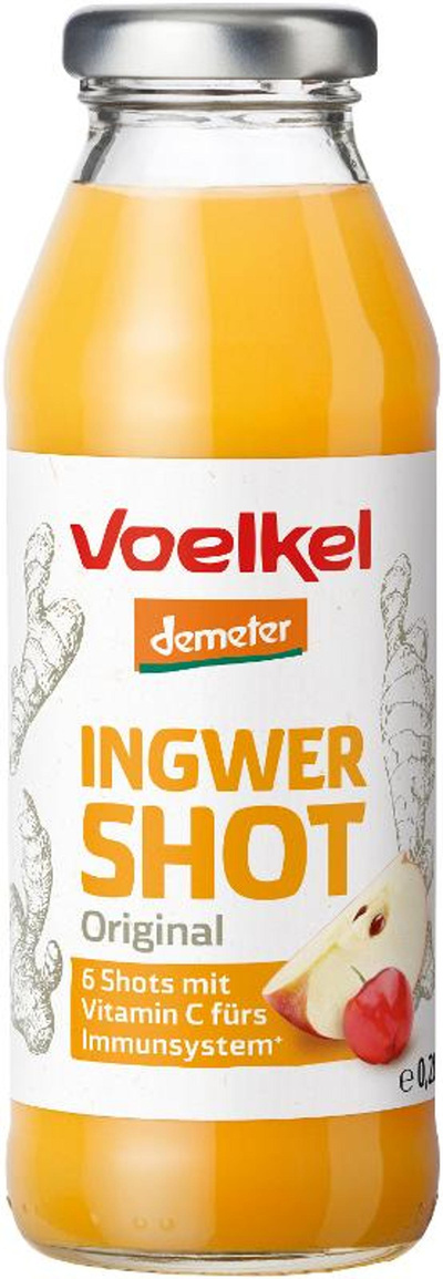 Produktfoto zu Shot Ingwer - 0,2l