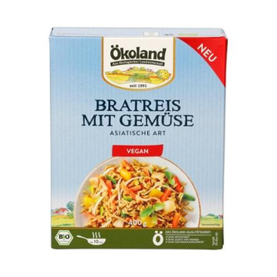 Produktfoto zu Ökoland - Bratreis mit Gemüse - 400 g