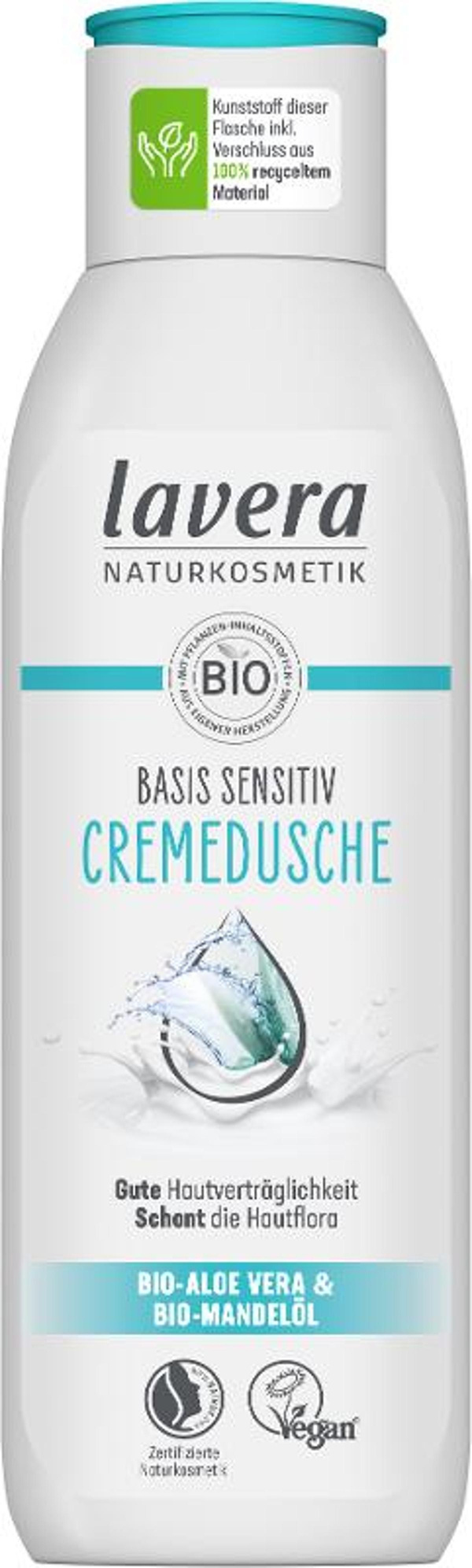 Produktfoto zu Lavera - basis sensitiv Cremedusche - 250ml