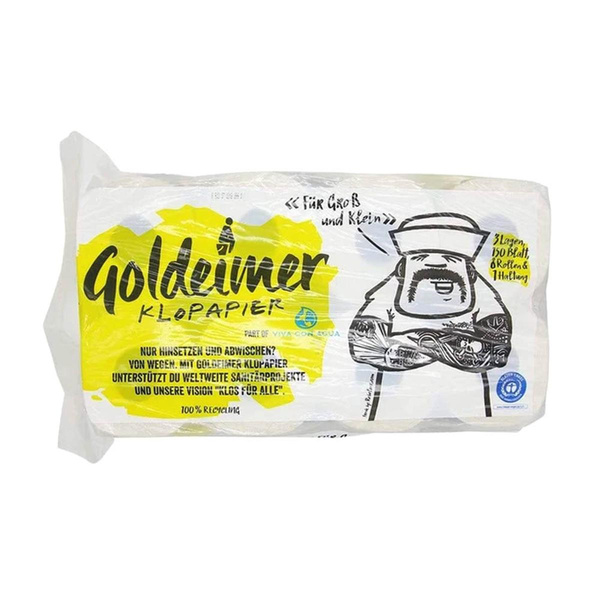 Produktfoto zu Goldeimer - Toilettenpapier 3-lagig - 8 Rollen