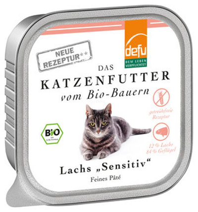 Produktfoto zu Nassfutter Katze Lachs - 16x100g