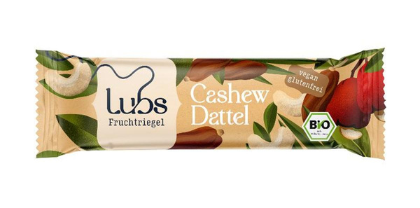Produktfoto zu Lubs - Cashew Dattel Riegel - 40g