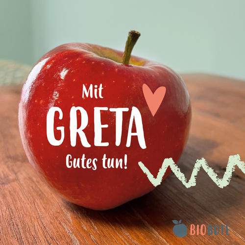 Spendenapfel Greta