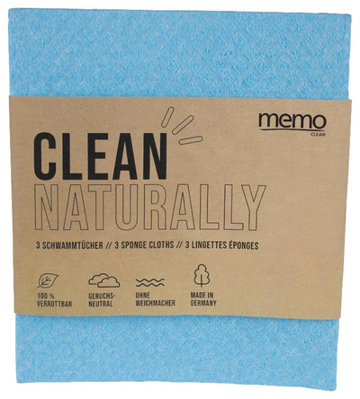 Produktfoto zu memo - Schwammtücher - 3 Stück