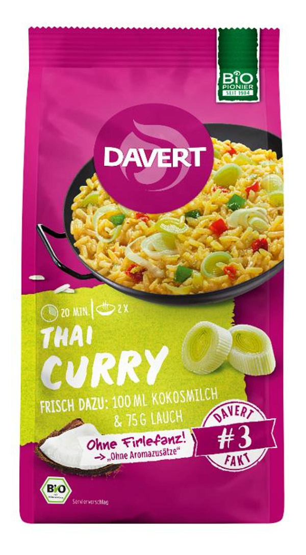 Produktfoto zu Davert - Thai Curry Pfanne - 170g