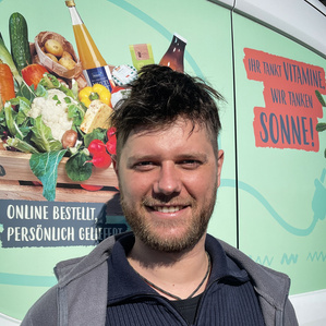 Sandra - Auslieferung beim Bioboten