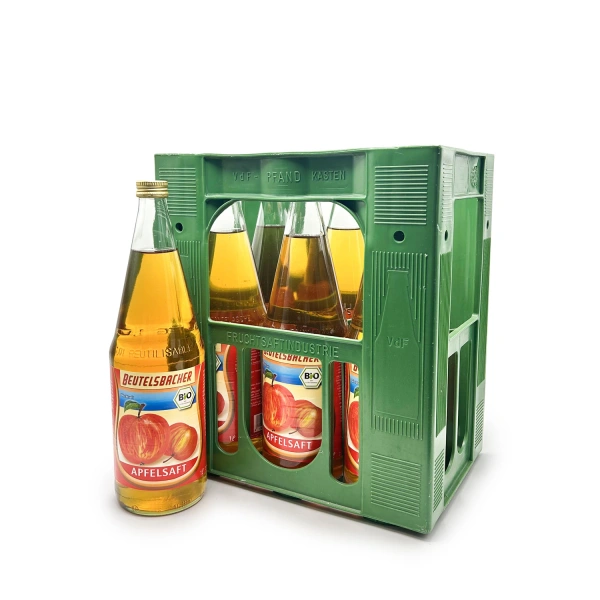 Produktfoto zu Beutelsbacher - Apfelsaft Streuobst klar - 6 x 1l