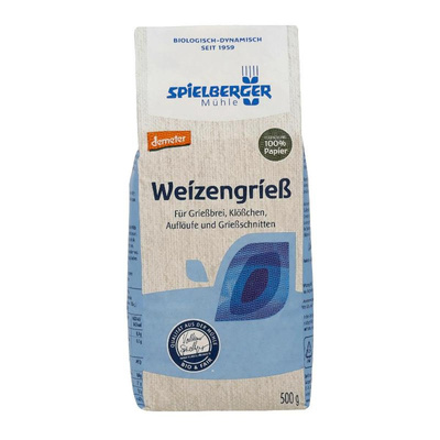 Produktfoto zu Spielberger - Weizengrieß - 500g