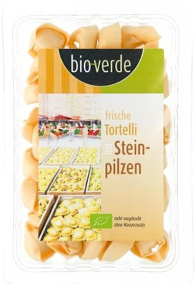 Produktfoto zu bio-verde - Tortellini mit Steinpilz - 250g