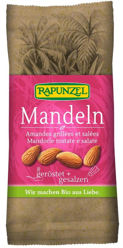 Produktfoto zu Rapunzel - Mandeln geröstet, gesalzen - 60g