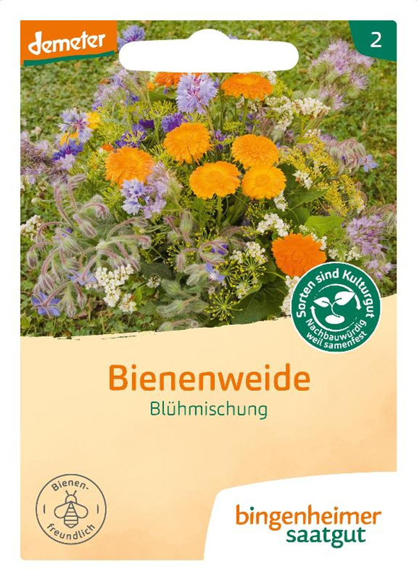 Produktfoto zu Bingenheimer Saatgut - Bienenweide Blumenmischung