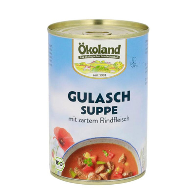 Produktfoto zu Ökoland - Gulaschsuppe - 400g