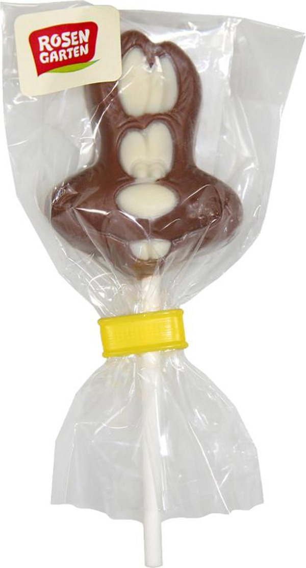Produktfoto zu Rosengarten - Vollmilch Lolly Osterhase - 15g