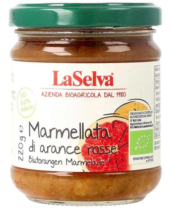 Produktfoto zu LaSelva - Blutorangen Marmelade - 220g