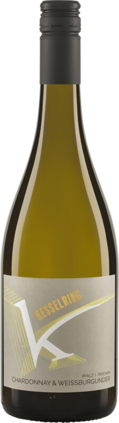 Produktfoto zu Chardonnay-Weißburgunder Pfalz Kesselring, trocken - 0,75l