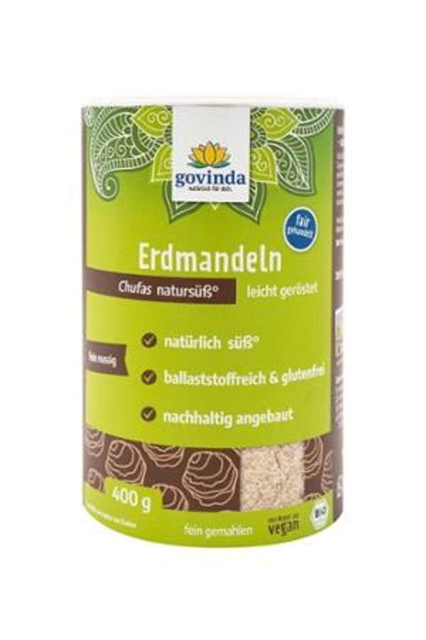Produktfoto zu Govinda - Erdmandeln gemahlen - 400g