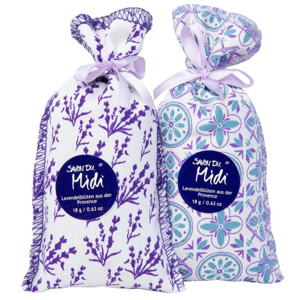 Produktfoto zu Savon du Midi Lavendelblüten Stoffbeutel - 4 Stück