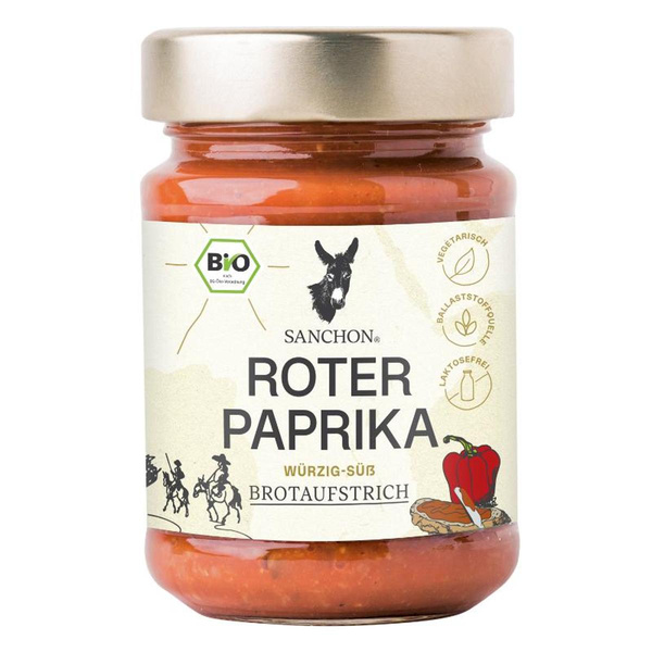 Produktfoto zu Sanchon Brotaufstrich Roter Paprika - 190g