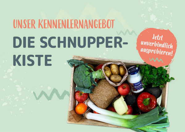 Unser Kennenlernangebot - die Schnupperkiste