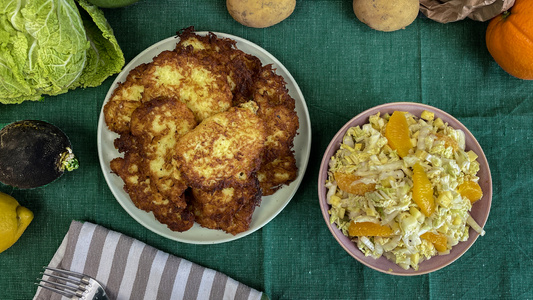 Rezept Smashed Potatoes mit grünen Bohnen