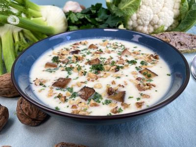 Rezept KW46 Cremige Fenchel - Blumenkohlsuppe